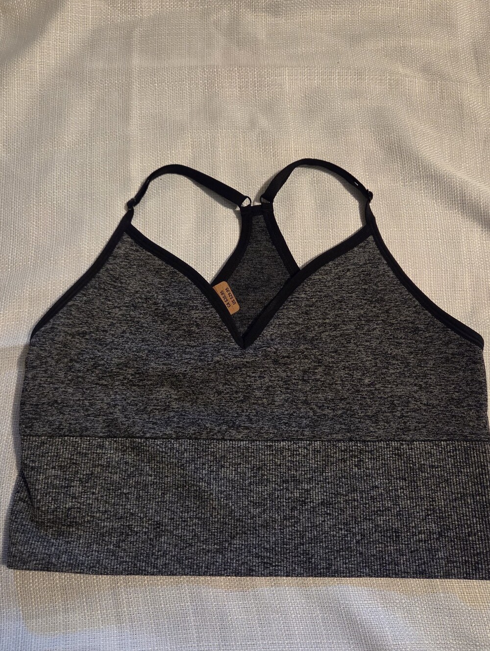 PINK active Gray Heather Sports Bralette